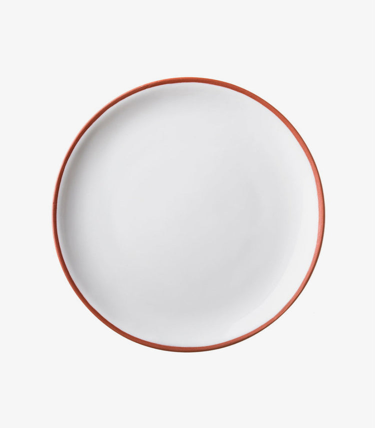 White plate